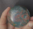 Blood Stone Big Polished Palm Stone Breccia & Fantastic Colors 96 grams - 3.4 Oz — photo 7