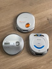 Bundle Of 3 Portable CD Players Sony Walkman Aiwa Discman PAT TESTED