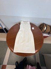 Calvin Klein Sleeveless V-Neck Sheath Dress White Size 10