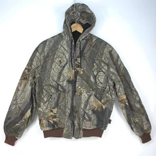 Vintage Walls Jacket Mens XL Realtree Camo Hooded Insulated Hunting Outdoors 90s