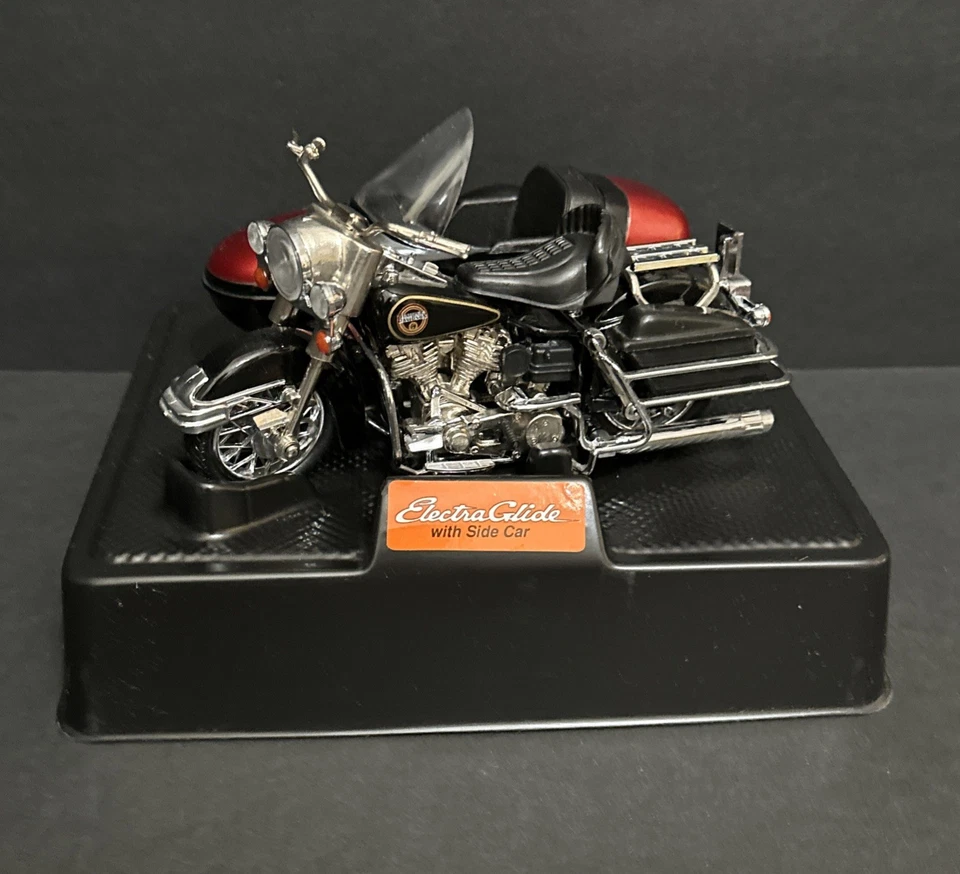 Matchbox 73310 Harley Davidson Electra Glide Edición Especial Con Coche Lateral Foto 2 de 4