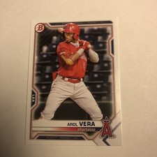 Arol Vera 2021 Bowman Draft #BD-181 Paper Base