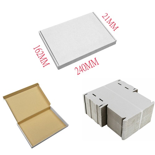 A5 C5 Postal Boxes Royal Mail Large Letter CardBoard Mailing Box PIP Boxes White