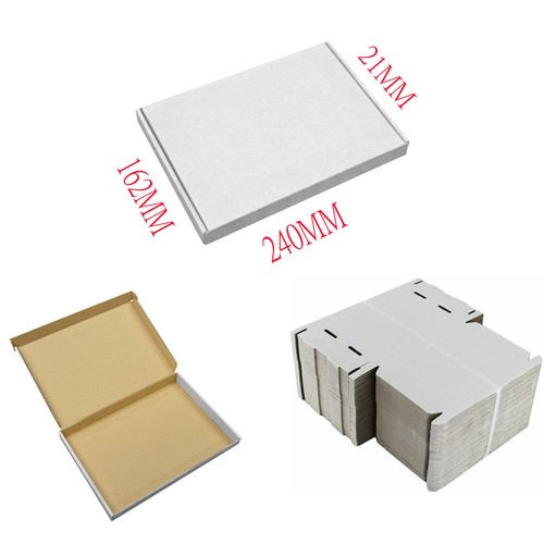 A5 C5 Postal Boxes Royal Mail Large Letter CardBoard Mailing Box PIP Boxes White - Picture 1 of 6