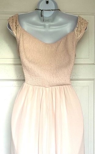 QUIZ BEADED EMBROIDERED MAXI EVENING OCCASION PARTY DRESS SIZE 20 - Picture 7 of 7