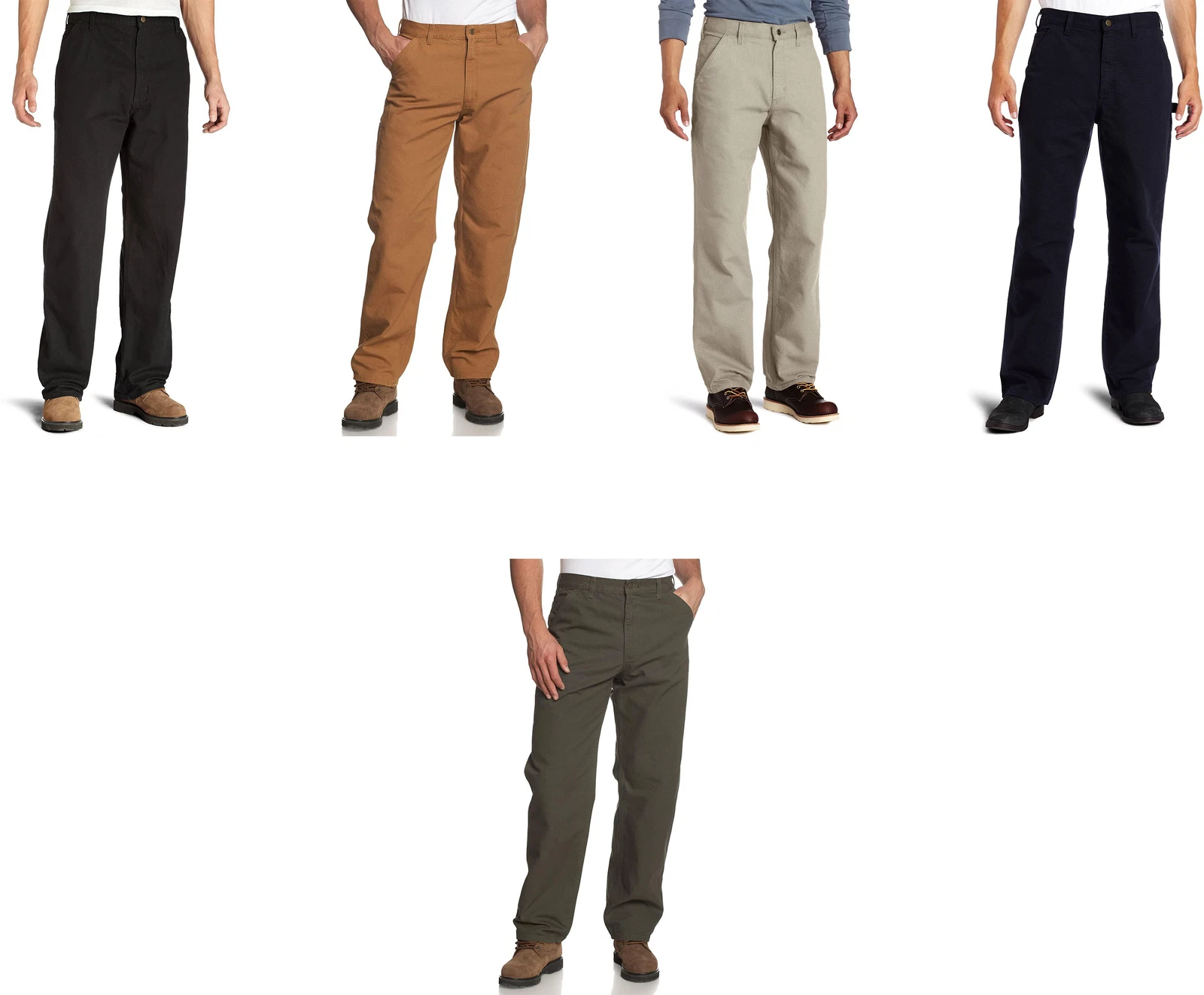 Carhartt Men's Washed Duck Work Dungaree Pants