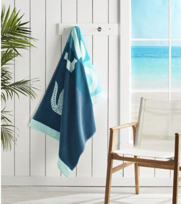 Authentic Big Lacoste Beach Towel 100% Cotton 36x72