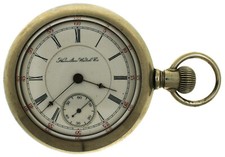 RARE Hamilton 18s 17j Grade 935 OF Side Winder Pocket Watch 1 Star Hunting Mov.