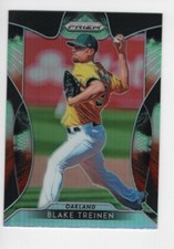 2019 Panini Prizm Baseball COSMIC HAZE PRIZM BLAKE TREINEN OAKLAND ATHLETICS 100