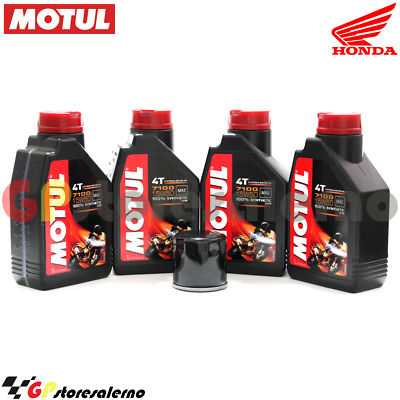TAGLIANDO HONDA CB 500 F 2017 2018 2019 2020 2021 (3 MOTUL 7100 10W30 Filtro) EUR 51,90 - IT - Foto 10