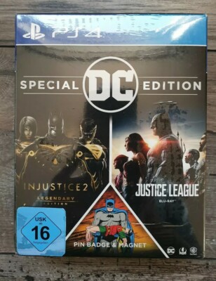 Injustice 2 Legendary Limited Special DC Edition mit Justice League + Magnet PS4