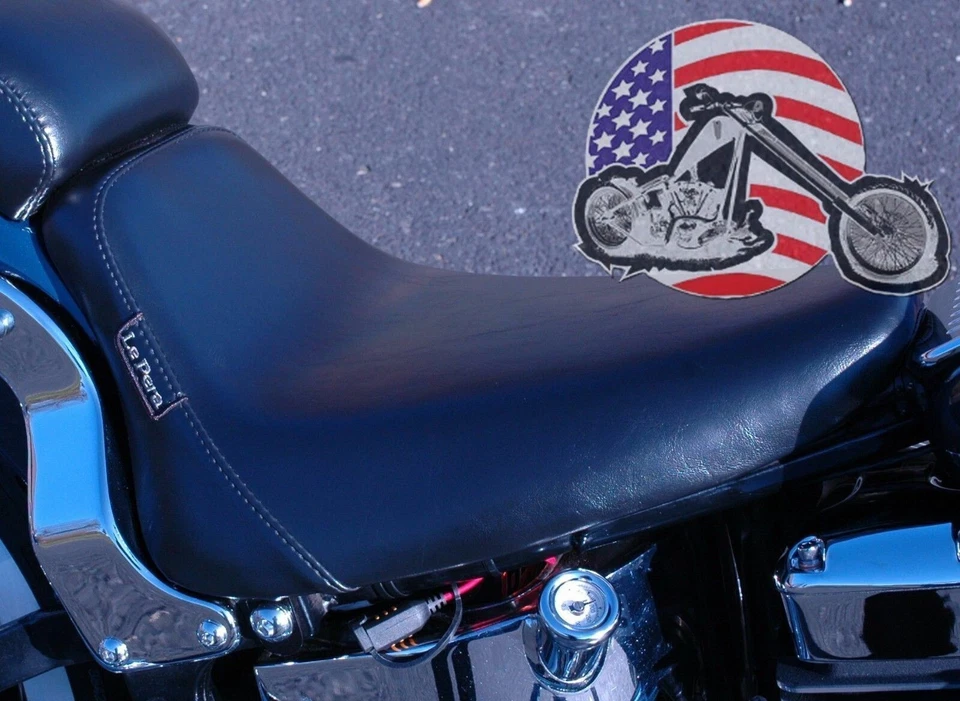 Bajo perfil LePera Le Pera Bare Bones BareBones asiento individual Harley Softail LN-007 Foto 4 de 4