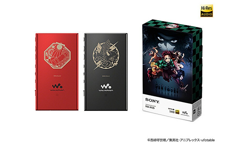 Ｎ*Ｋ様 新品未使用 鬼滅の刃コラボ ウォークマン NW-A105(レッド) SONY walkman Demon Slayer Kimetsu no Yaiba Tanjiro Nezuko Red