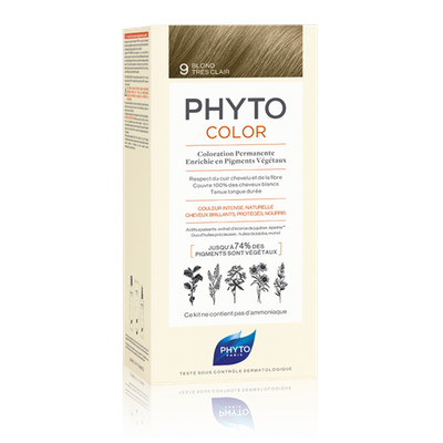 PHYTO Phytocolor 9 Blond Färbung Dauer Very Light Blond