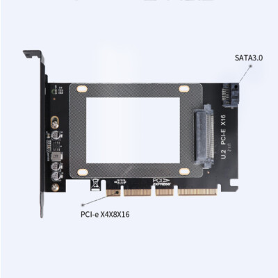 SSD-SFF8639 U.2 to PCIe Adapter PCIe3.0/4.0X16 For U.2 SSD-PCIe SSD - U.2 drive