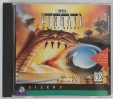 3-D Ultra Pinball: Creep Night PC CD-ROM, 1996 - GAME, CASE  MANUAL