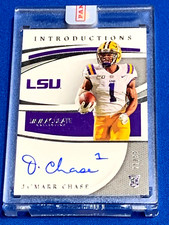 Ja'Marr Chase (RC), LSU Tigers, 2021 Immaculate Collegiate Introductions #71/99