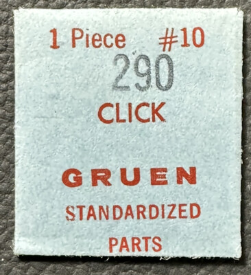 Gruen  EB425 CAL 290 CLICK   NOS  Jeweler GENUINE Watch Repair Part  WP4