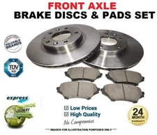 Front Axle BRAKE DISCS + PADS SET for RENAULT KANGOO Express 1.2 TCe 115 2013-on