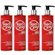 Red One Aftershave Cream Cologne Extreme Lotion 400ml 4 PCS OFFER
