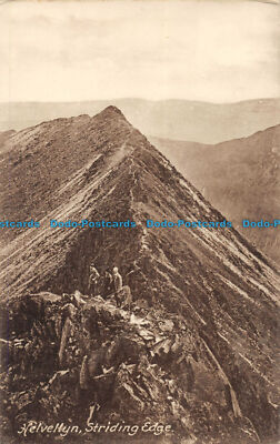 R163766 Helvellyn. Striding Edge. Frith. 1921