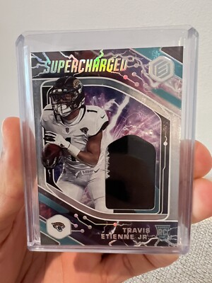 Travis Etienne Jr. 2021 Panini Elements Supercharged JUMBO PATCH RC ROOKIE 31/47