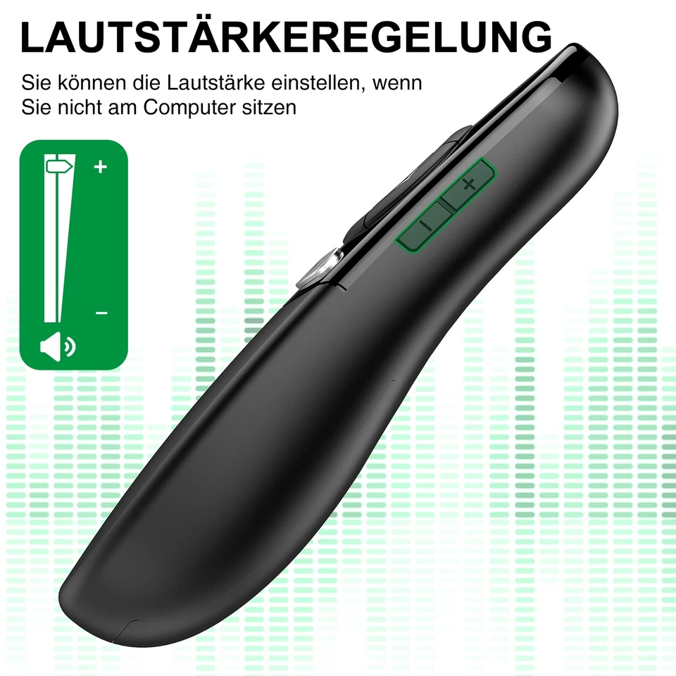 2.4GHz Wireless Presenter Remote Powerpoint Clicker for Mac Laptop Computer - image 4 of 4