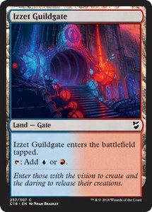 Izzet Guildgate x4 - Commander 2018 - NM-Mint, English - Commander 2018