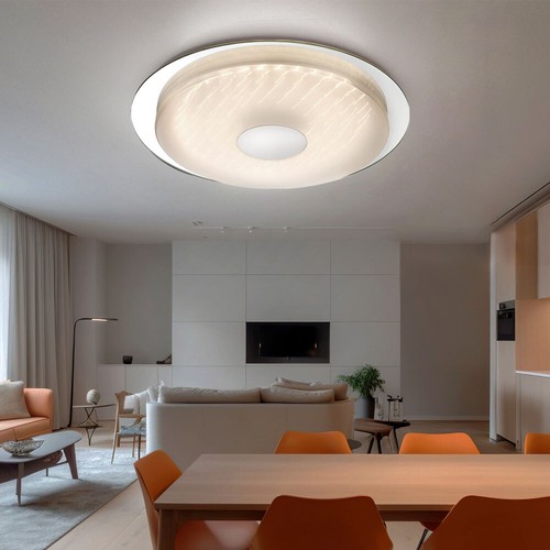 Plafoniera Luce Lampada Lampadina a Diurna Telecomando Dimmerabile LED da Cucina - Foto 7 di 11