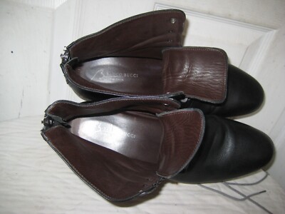 Bacco Bucci Modrik Black Leather Chukka Boot Men display picture 2