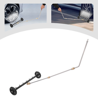 #ad Undercarriage Pressure Washer Attachment 2 in 1 Cleaner Water Broom 7 Nozzles $62.54