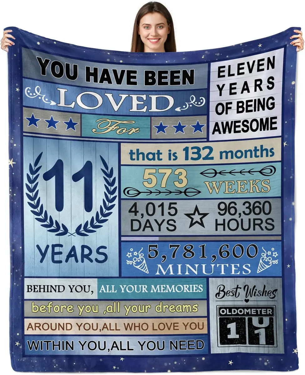 11 Year Old Boy Gift Ideas 11Th Birthday Gifts for Girls Blanket Gifts