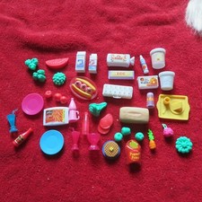 Vintage Barbie Kitchen Toy Food Boxes food cups misc.