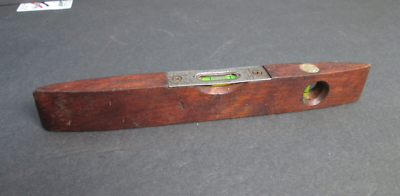 #ad #ad Antique Stanley 9” Wood Level No 259 USA M.C. Gas Co. Marking $18.50