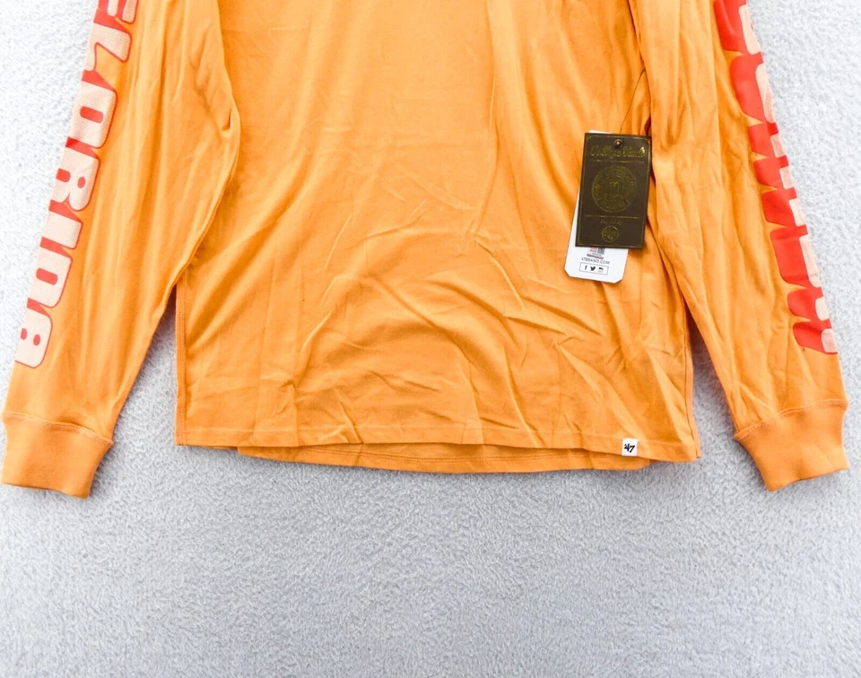 Camisa Florida Gators feminina pequena laranja solta manga longa '47 marca NCAA retrô - Imagem 2 de 4