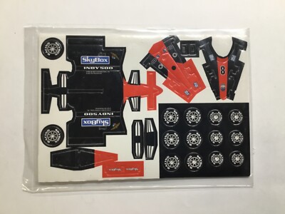 P417  1995 Skybox INDY 500 Factory Sealed CAR KIT Punch Out- PROMO- Rare  RACING