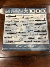 World War II 2 Aircraft 1000 Pc Jigsaw Puzzle Eurographics New Sealed 19x26 New