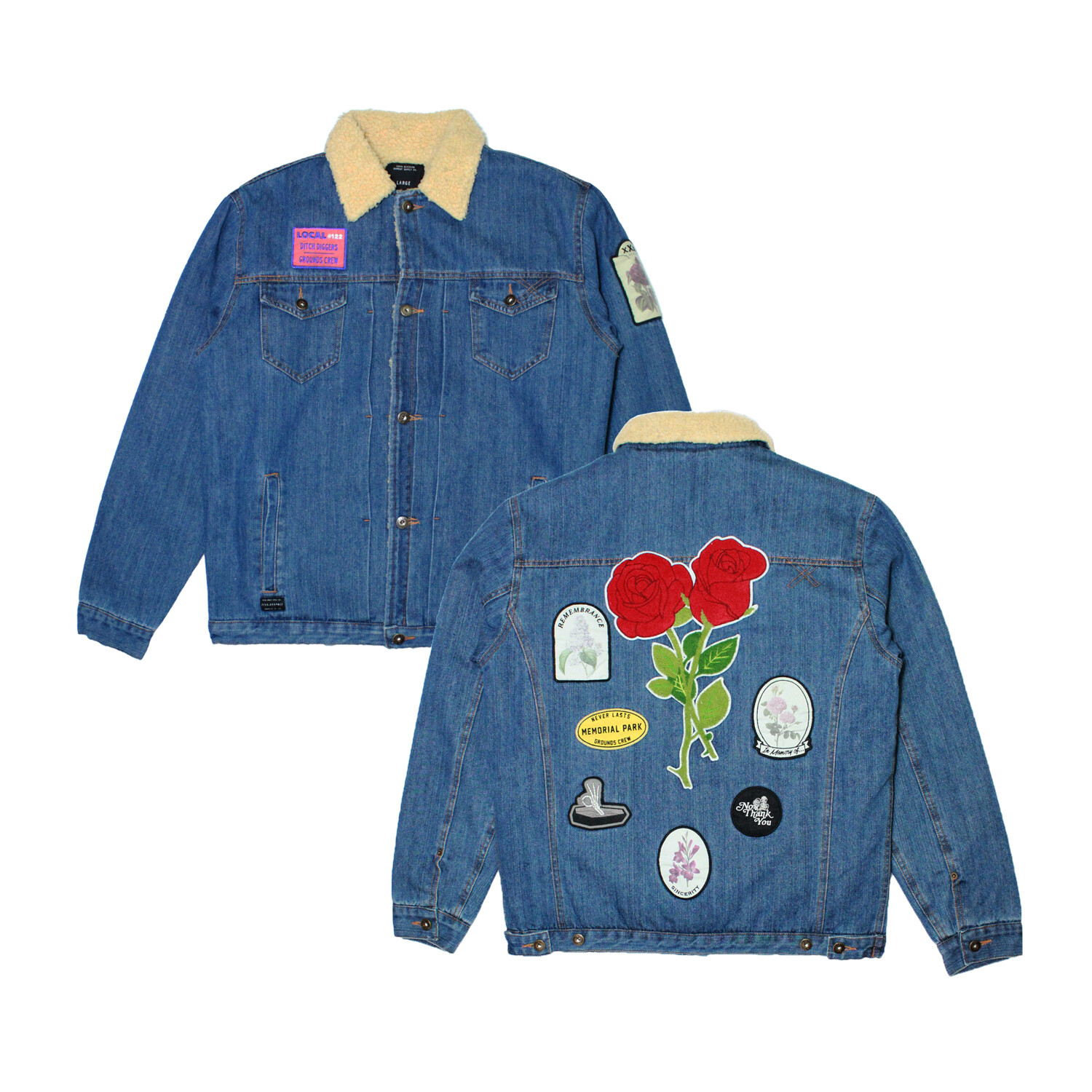 Zum Verkauf 70 Rabatt Mens 10 Deep Memories Denim Jacket Blau Stone Wash Grosse Small Gratisversand Www Rueampere Com