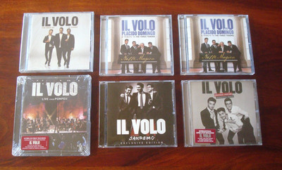 Il Volo. 6 CD & DVD Lot. 4 NEW SEALED. Pompeii. 10 Best. Grande Amore. Placido