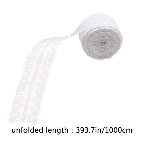 3 Rolls Table Runner Craft Supplies Spitze Braut Gehäkeltes Spitzenband - Bild 2 von 12