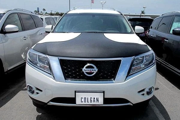 For Jeep Cherokee 1997-2001 Colgan BF3520BC Crush Black Vinyl T-Style Full Bra Foto 4 de 4