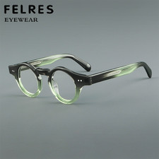 Acetate 147mm Large Eyeglasses Men Women Anti Blue Light Clear Lens Glasses