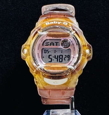 Casio Baby G BG169 Clear Jelly Resin Pink Dial Digital Watch Face Protectors