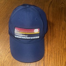 Vineyard Vines Mesh Trucker Hat Navy Blue