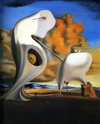 1933 Millet's Architectonic Angelus by Salvador Dali 11''X14'' GLOSSY POSTER PRINT