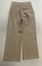 American Eagle Brown Super High Rise Baggy Wide Leg Pants Women's Size 4