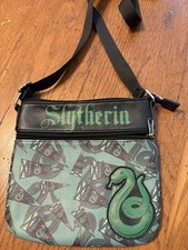 Loungefly Harry Potter Slytherin Crossbody Bag with Adjustable Strap