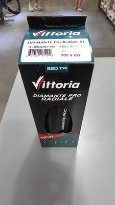 Road Bike Tire Vittoria Diamante Pro Radiale III, 700 x 22 New In Box