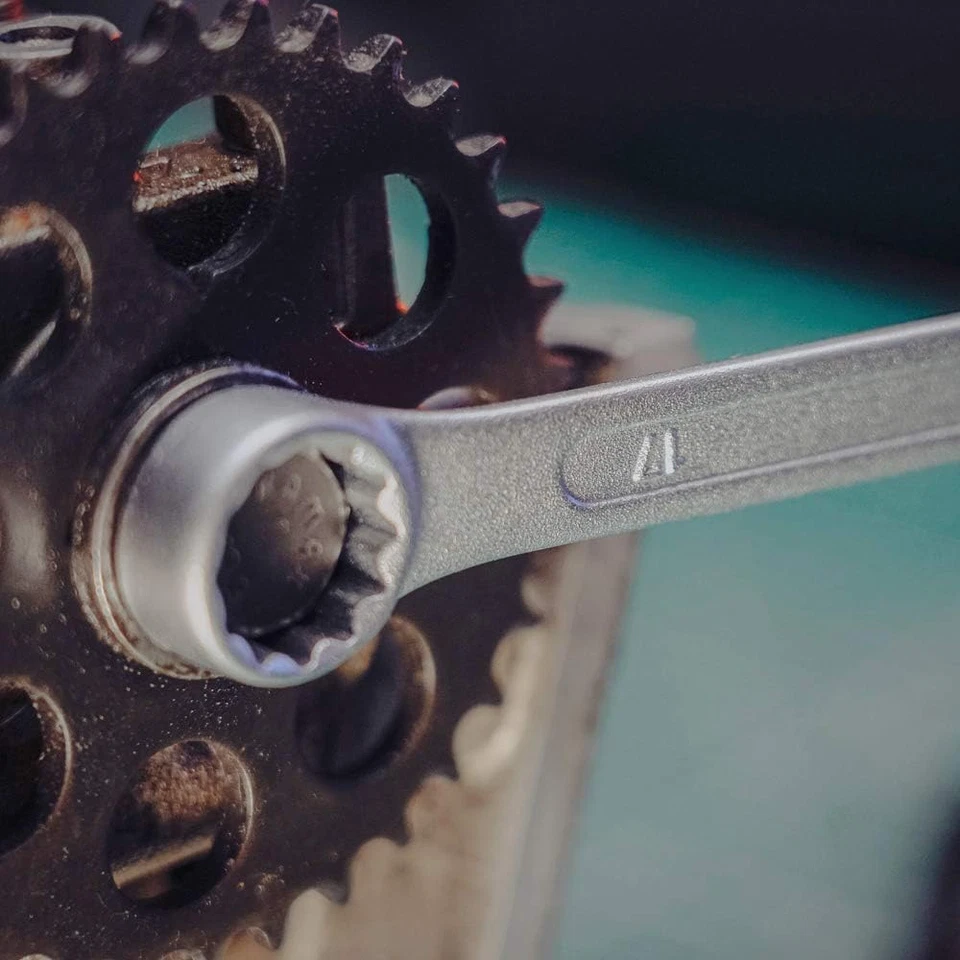 Set Di 12 Chiavi Combinate a Forchetta E Poligonali Metriche Misura 6-22 Mm Set  - Immagine 4 di 4