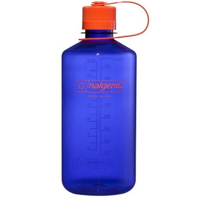 Nalgene 32oz Narrow Mouth PERIWINKLE Sustain BPA Free Water Bottle BPA-Free